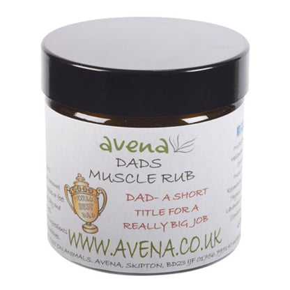 Dad's Natural Herbal Muscle Rub - Soothing Relief with Rosemary, Thyme & Lavender Oils - Herbalshire Handmade