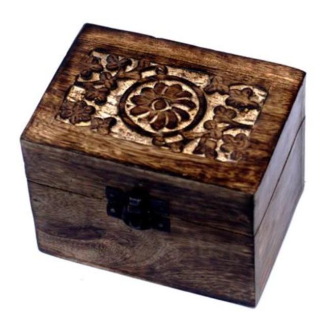 wooden gift oil box