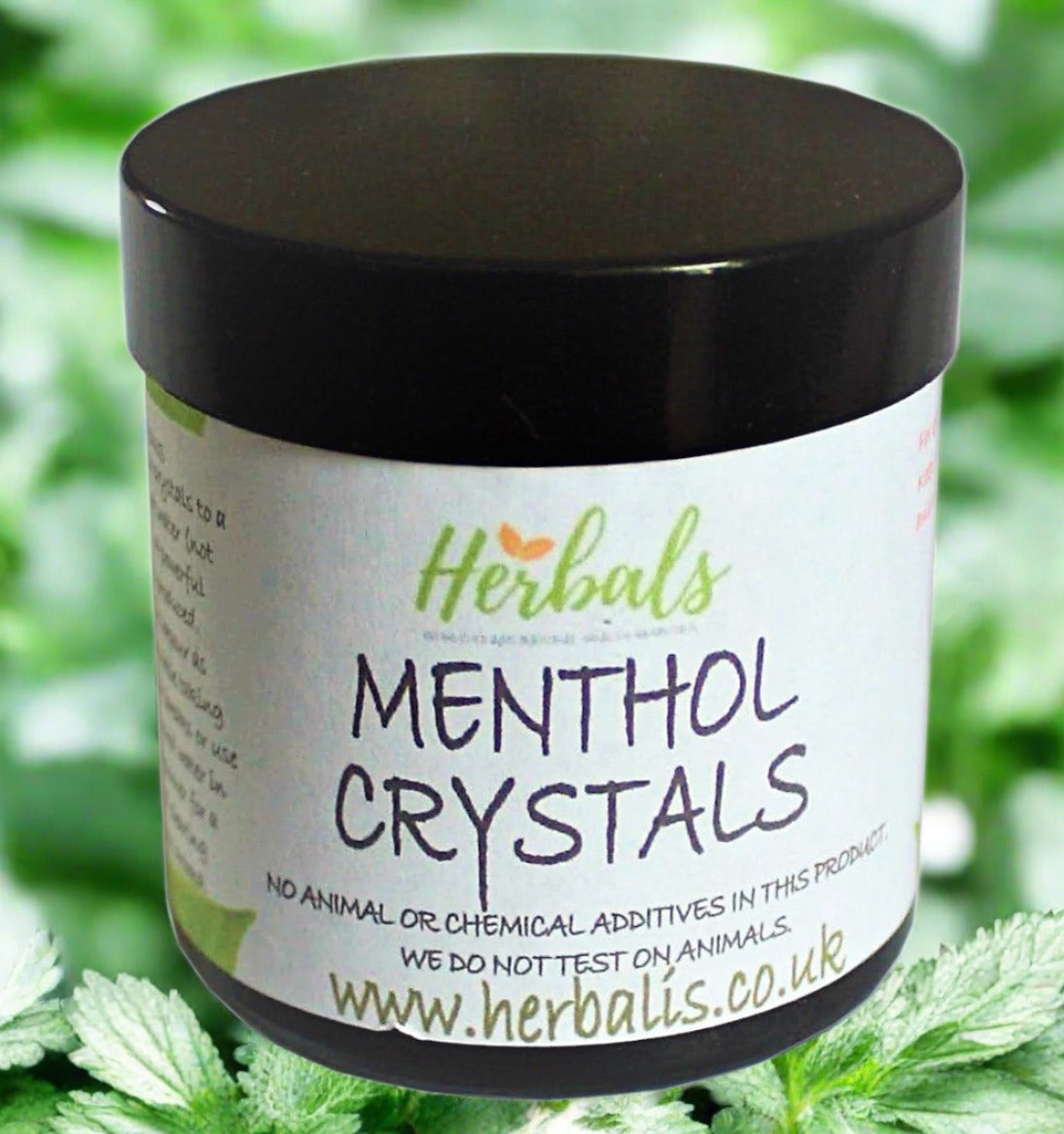 Menthol Crystals front view pure quality menthol crystals or inhalation.